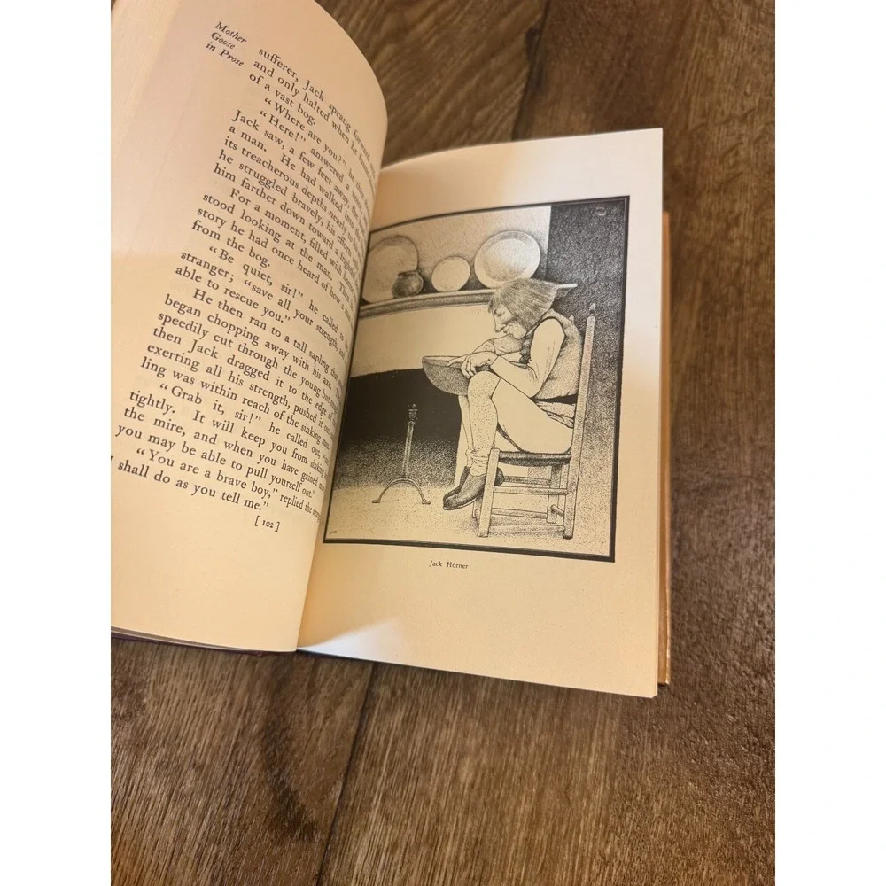 Mother Goose In Prose L. Frank‎ Baum Maxfield Parrish Illustrated Hardcover Book